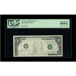 Fr. 1907-G $1 1969D Federal Reserve Note. PCGS Choice A 