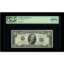 Fr. 2024-B $10 1977A Federal Reserve Note. PCGS Very Ch 