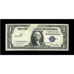 Fr. 1614 $1 1935E Silver Certificate. About Uncirculate 