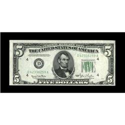 Fr. 1536 $5 1963 Legal Tender Note. Gem Crisp Uncircula 