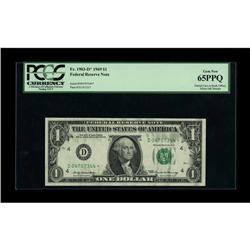 Fr. 1903-D* $1 1969 Federal Reserve Note. PCGS Gem New 