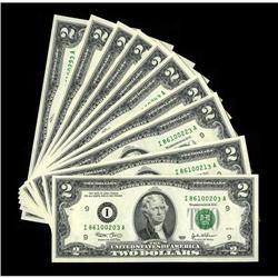 Fr. 1937-I $2 2003 Federal Reserve Notes. Very Choice C 