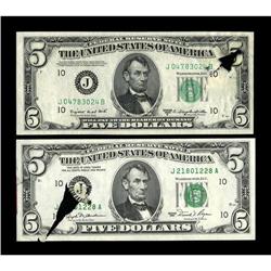 Internal Tear Errors.Fr. 1964-J $10 1950C Federal Reser 