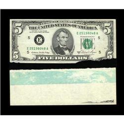 Fr. 1977-E $5 1981A Federal Reserve Note. Choice Crisp 
