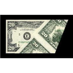 Fr. 2074-E $20 1981A Federal Reserve Note. Gem Crisp Un 