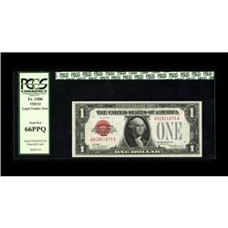 Fr. 1500 $1 1928 Legal Tender Note. PCGS Gem New 66PPQ. 
