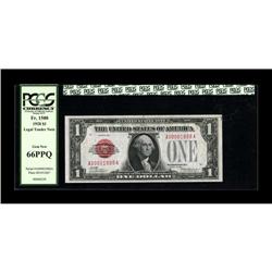 Fr. 1500 $1 1928 Legal Tender Note. PCGS Gem New 66PPQ. 
