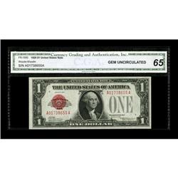 Fr. 1500 $1 1928 Legal Tender Note. CGA Gem Uncirculate 