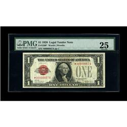 Fr. 1500* $1 1928 Legal Tender Note. PMG Very Fine 25.A 