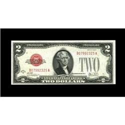 Fr. 1503 $2 1928B Legal Tender Note. About Uncirculated 