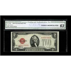 Fr. 1506* $2 1928E Legal Tender Note. CGA Choice Uncirc 