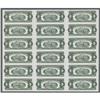 Image 2 : Fr. 1509 $2 1953 Legal Tender Notes. Uncut Sheet of 18. 