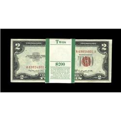 Fr. 1511 $2 1953B Legal Tender Notes. Original Pack of 