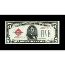 Fr. 1527* $5 1928B Legal Tender Note. Choice About Unci 