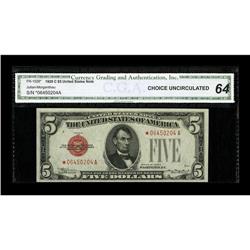 Fr. 1528* $5 1928C Legal Tender Note. CGA Choice Uncirc 