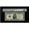 Fr. 1529 $5 1928D Legal Tender Note. PMG Superb Gem Unc 
