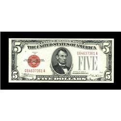 Fr. 1529 $5 1928D Legal Tender Note. Very Choice Crisp 