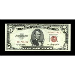 Fr. 1532* $5 1953 Legal Tender Note. Very Choice Crisp 