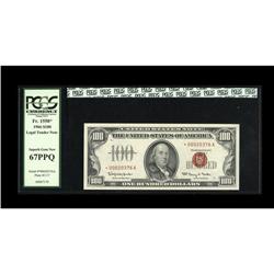 Fr. 1550* $100 1966 Legal Tender Note. PCGS Superb Gem 