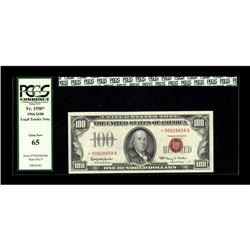 Fr. 1550* $100 1966 Legal Tender Note. PCGS Gem New 65. 