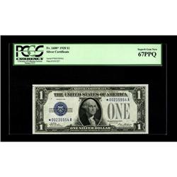 Fr. 1600* $1 1928 Silver Certificate. PCGS Superb Gem N 