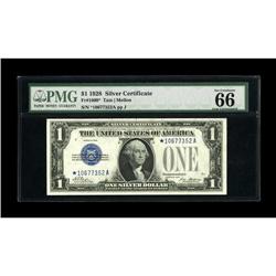 Fr. 1600* $1 1928 Silver Certificate. PMG Gem Uncircula 