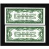 Image 2 : Fr. 1601/Fr. 1602 $1 1928A/1928B Silver Certificates. C 