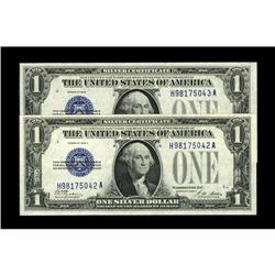 Fr. 1601/Fr. 1600 $1 1928A/1928 Silver Certificates. Re 