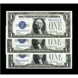 Fr. 1601 $1 1928A Silver Certificates. X-B, Y-B, & Z-B 