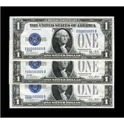 Fr. 1601/Fr. 1602 $1 1928A/1928B Silver Certificates. X 