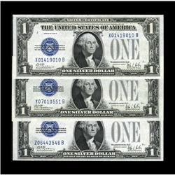 Fr. 1602 $1 1928B Silver Certificates. X-B, Y-B, Z-B Ex 