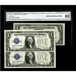 Fr. 1602 $1 1928B Silver Certificates. X-B, Y-B, Z-B Ex 