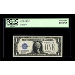 Fr. 1605 $1 1928E Silver Certificate. PCGS Superb Gem N 