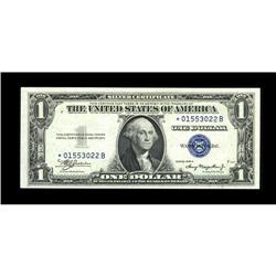 Fr. 1608* $1 1935A Silver Certificate. Choice Crisp Unc 
