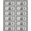 Image 1 : Fr. 1613W $1 1935D Silver Certificates. Uncut Sheet of 
