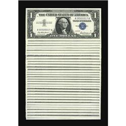 Fr. 1619 $1 1957 Silver Certificates. Thirty-Two Exampl 