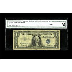 Fr. 1619 $1 1957 Silver Certificate. CGA Fine 12.A circ 