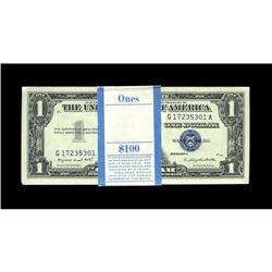 Fr. 1620 $1 1957A Silver Certificates. Original Pack of 