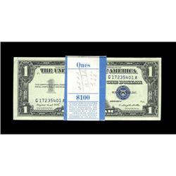 Fr. 1620 $1 1957A Silver Certificates. Original Pack of 
