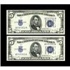 Image 1 : Fr. 1653/1654 $5 1934C/1934D Silver Certificates. Chang 