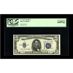 Fr. 1654* $5 1934D Narrow Silver Certificate. PCGS Very 