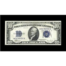 Fr. 1704* $10 1934C Silver Certificate. Crisp Uncircula 