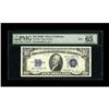 Image 1 : Fr. 1705 $10 1934D Wide Silver Certificate. PMG Gem Unc 