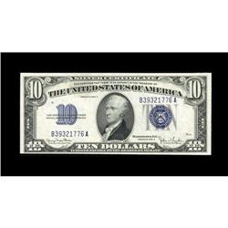 Fr. 1705 $10 1934D Silver Certificate. Choice Crisp Unc 