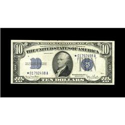 Fr. 1705* $10 1934D Wide Silver Certificate. Very Fine- 