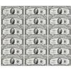 Image 1 : Fr. 1706 $10 1953 Silver Certificates. Uncut Sheet of 1 