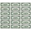 Image 2 : Fr. 1706 $10 1953 Silver Certificates. Uncut Sheet of 1 