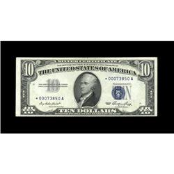 Fr. 1706* $10 1953 Silver Certificate. Crisp Uncirculat 