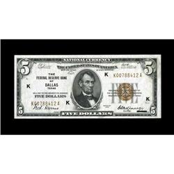 Fr. 1850-K $5 1929 Federal Reserve Bank Note. Very Choi 