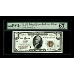 Fr. 1860-G $10 1929 Federal Reserve Bank Note. PMG Supe 